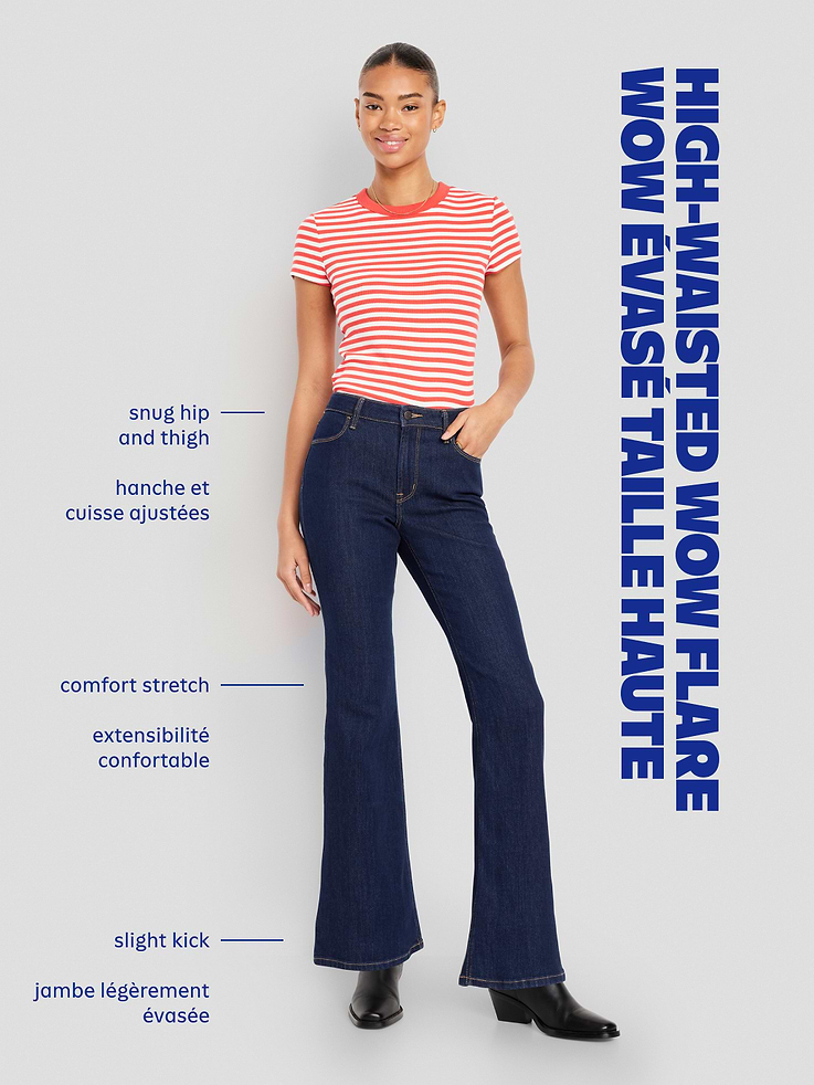 Image number 9 showing, High-Waisted Wow Flare Jeans