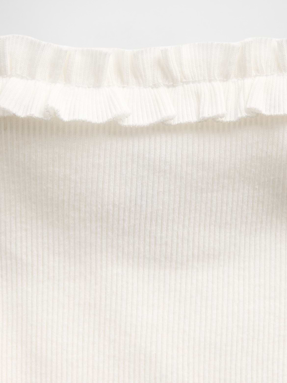 Camisole côtelée à encolure tablier pour Bébé et Tout-petit