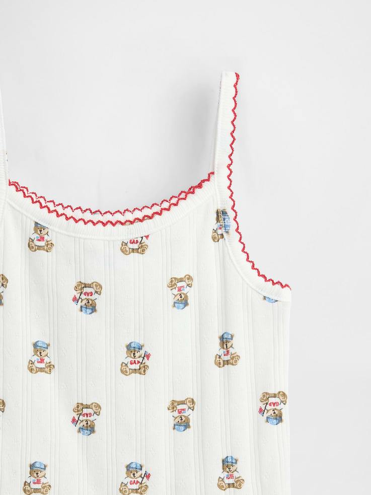 Image number 4 showing, Baby & Toddler Brannan Bear Pointelle Cami