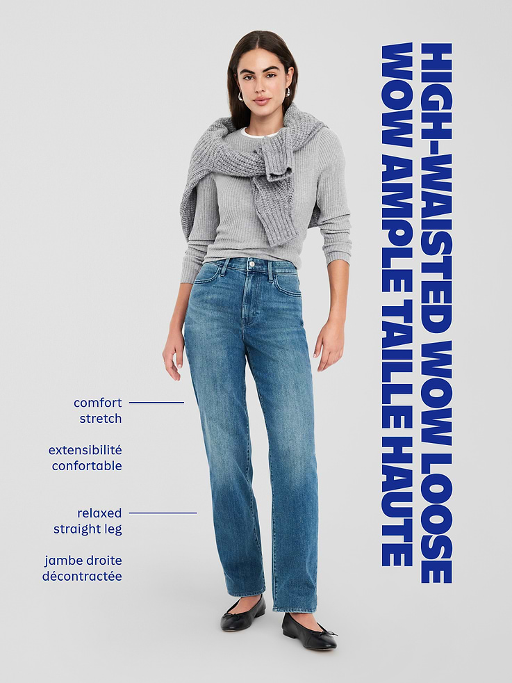 Image number 10 showing, High-Waisted Wow Loose Jeans