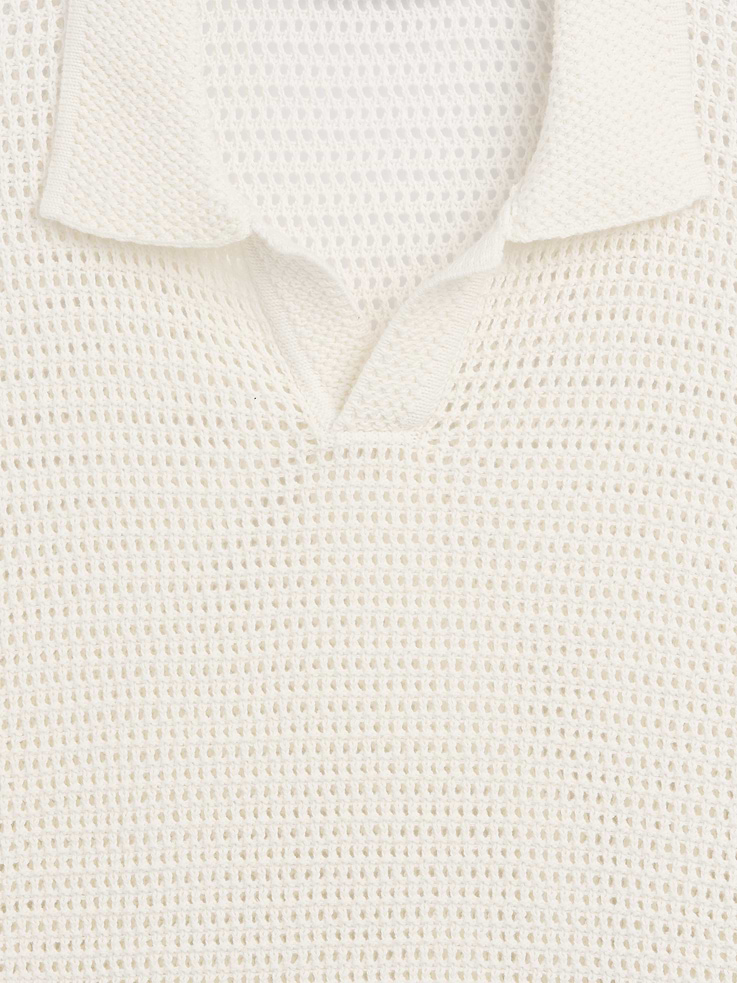 Image number 4 showing, Mesh Polo Sweater