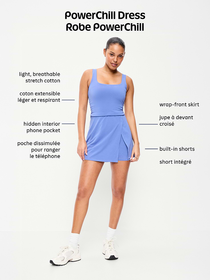Image number 9 showing, PowerChill Scoop-Back Athletic Dress