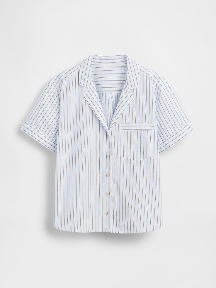 Image number 5 showing, Poplin PJ Shirt