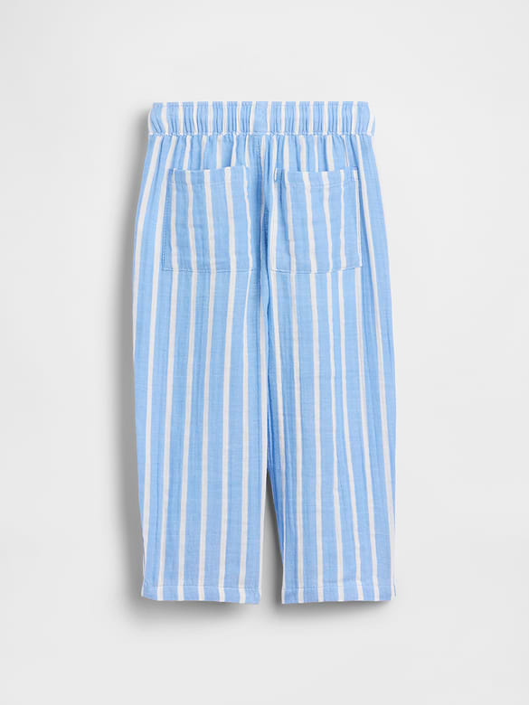 Baby & Toddler Cotton Gauze Pull-On Barrel Pants