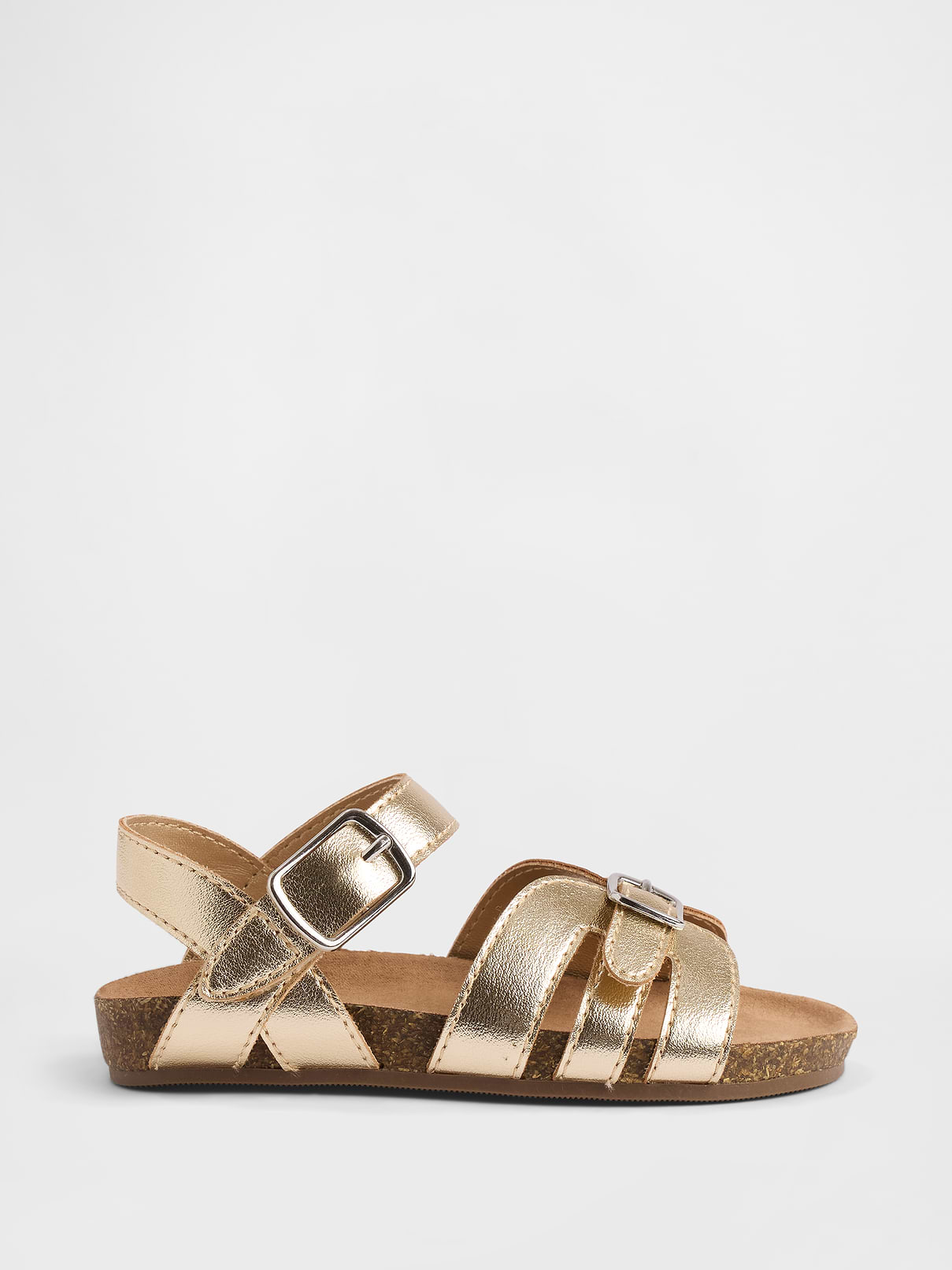Toddler Metallic Strap Sandals