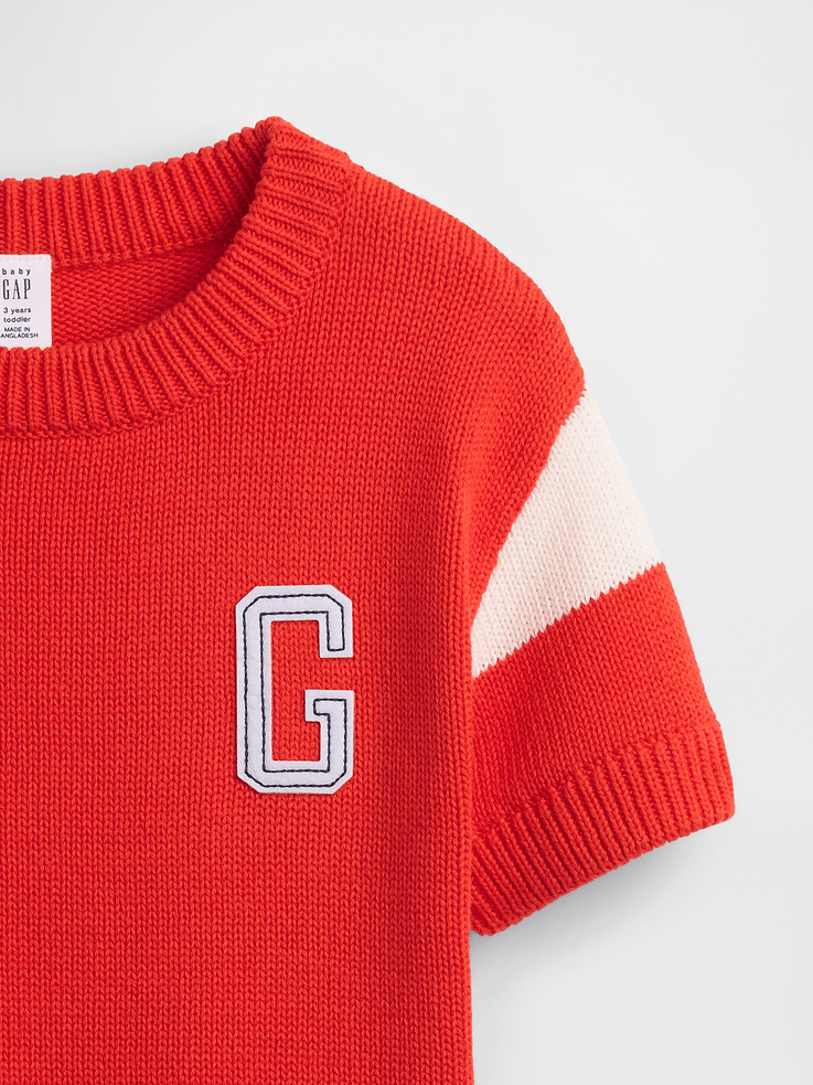 Image number 4 showing, Baby & Toddler Varsity Logo Sweater Shirt