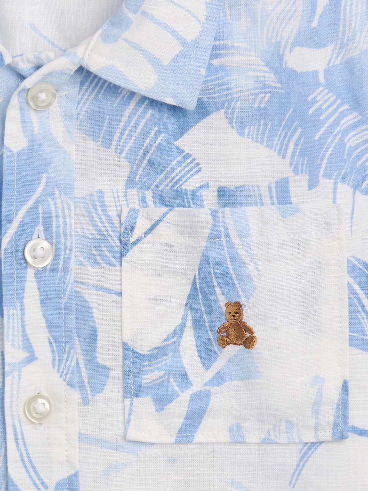 L'image numéro 4 présente Chemise en lin et coton pour Bébé et Tout-petit