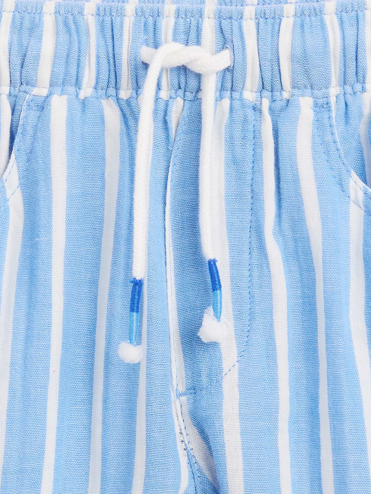 Image number 5 showing, Baby & Toddler Cotton Gauze Pull-On Barrel Pants
