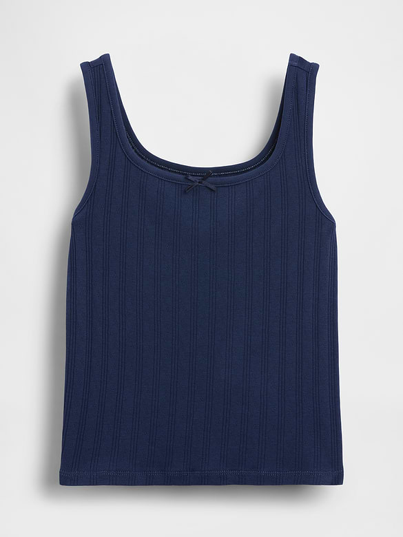 Kids Pointelle Tank Top