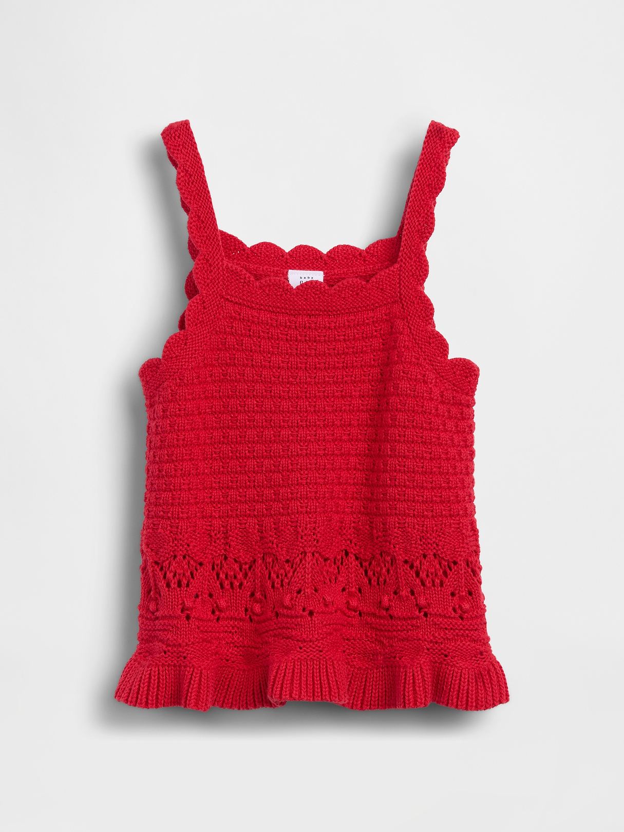 クロシェ　クランベリー　3-4y Baby & Toddler Crochet Scalloped Tank Top | Gap