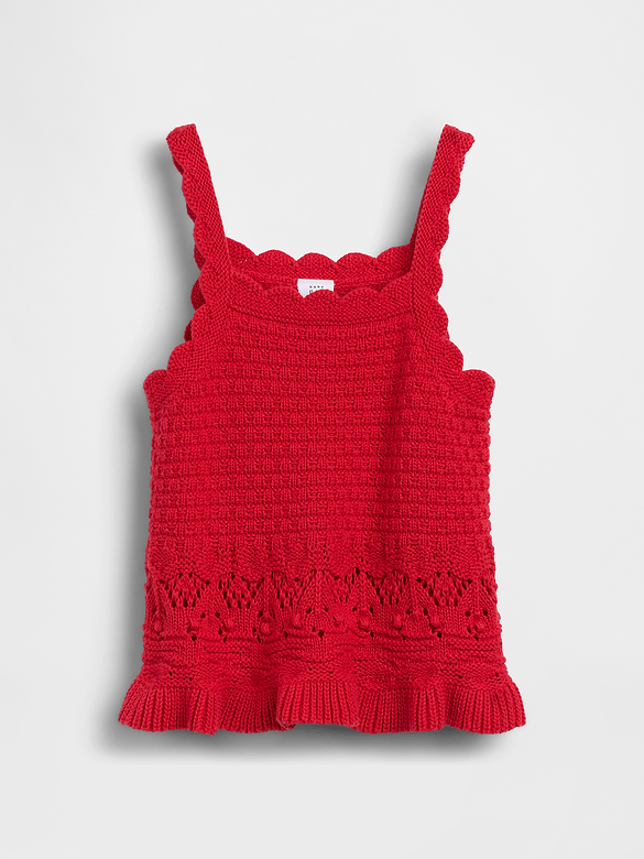 Baby & Toddler Crochet Scalloped Tank Top