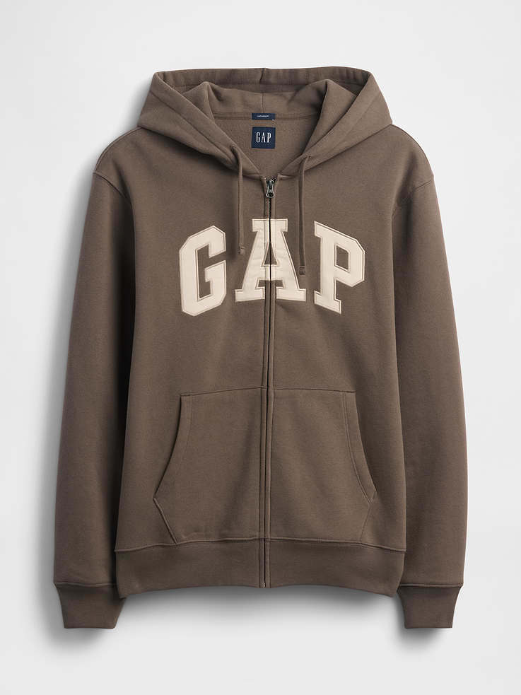 Image number 7 showing, Adult VintageSoft Arch Logo Zip Hoodie