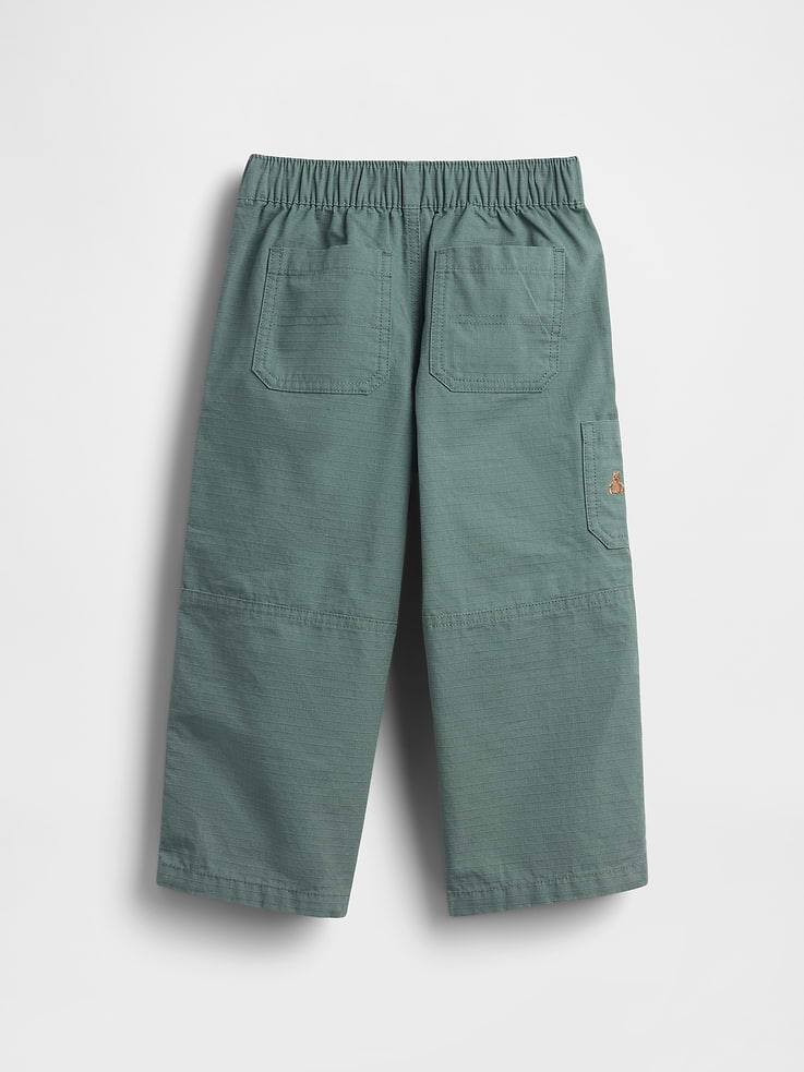 Image number 3 showing, Toddler Pull-On Baggy Double-Knee Carpenter Pants
