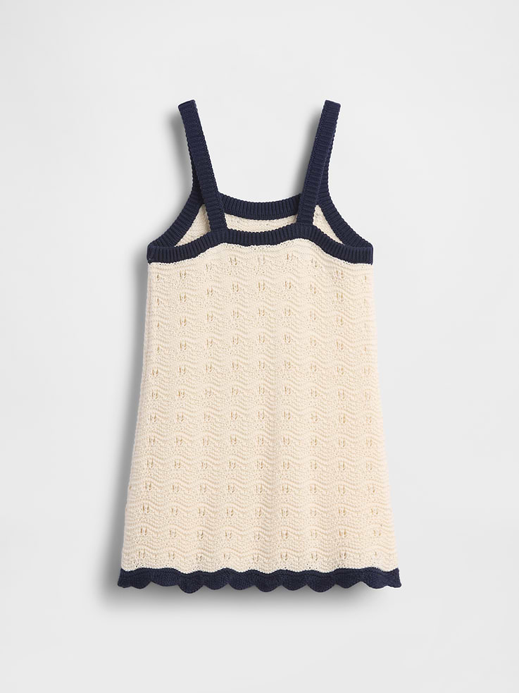 Image number 3 showing, Toddler Crochet Tank Dress