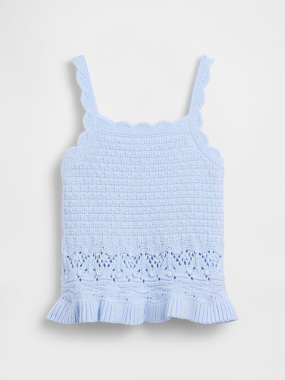 Baby & Toddler Crochet Scalloped Tank Top