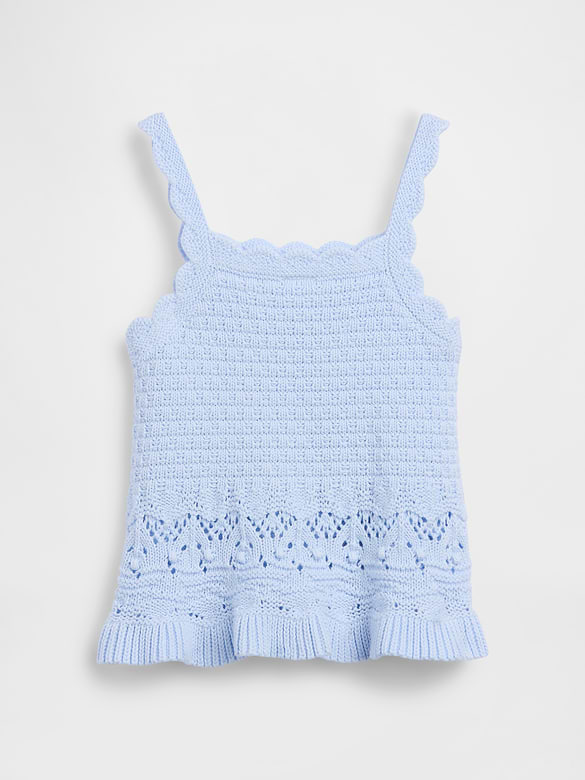 Baby & Toddler Crochet Scalloped Tank Top