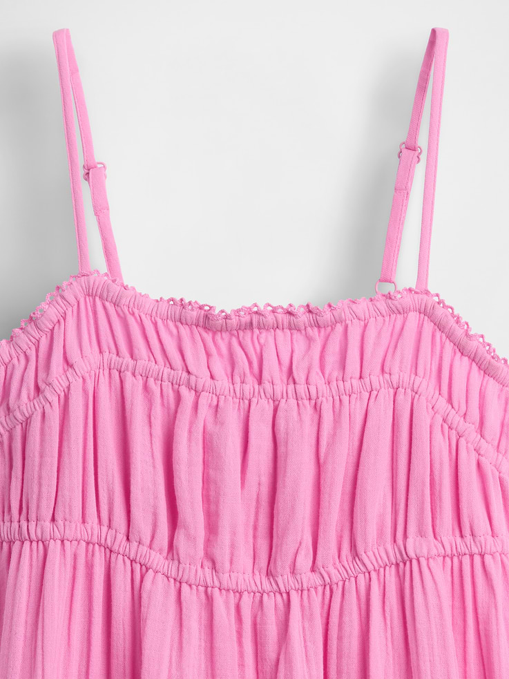 Image number 4 showing, Kids Cotton Gauze Midi Dress