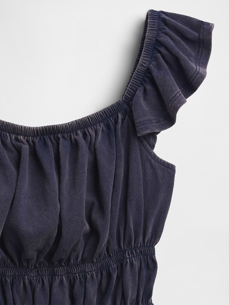 Image number 4 showing, Kids Flutter-Sleeve Smocked Peplum Top