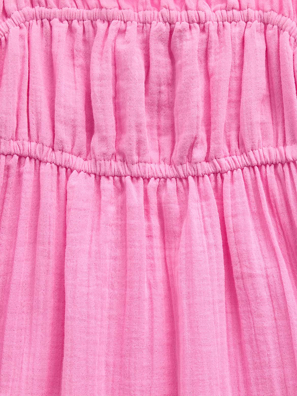 Kids Cotton Gauze Midi Dress