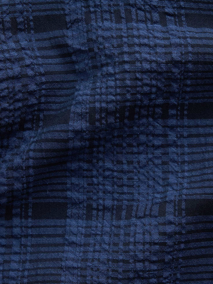 Image number 4 showing, Relaxed Straight-Hem Seersucker Shirt