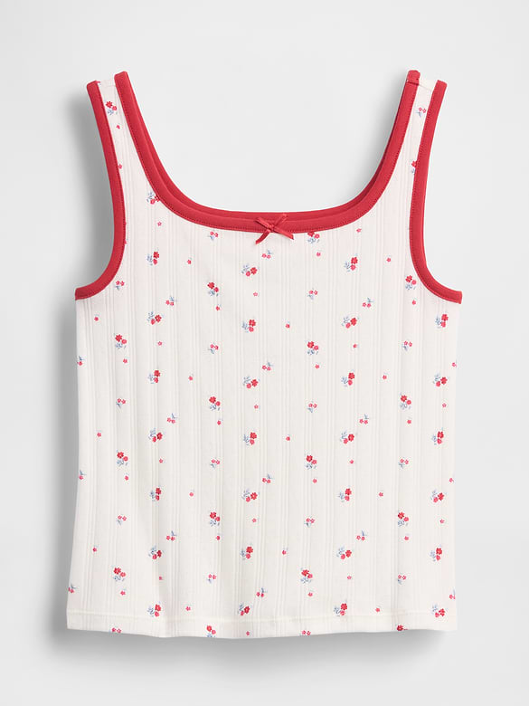 Kids Pointelle Tank Top
