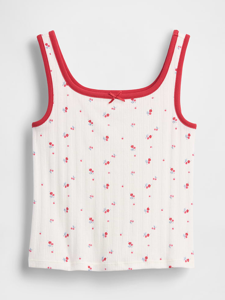 Image number 2 showing, Kids Pointelle Tank Top