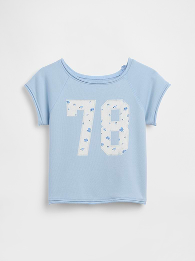Image number 2 showing, Kids VintageSoft Terry Raglan Graphic Sweatshirt
