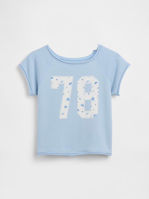 Kids VintageSoft Terry Raglan Graphic Sweatshirt