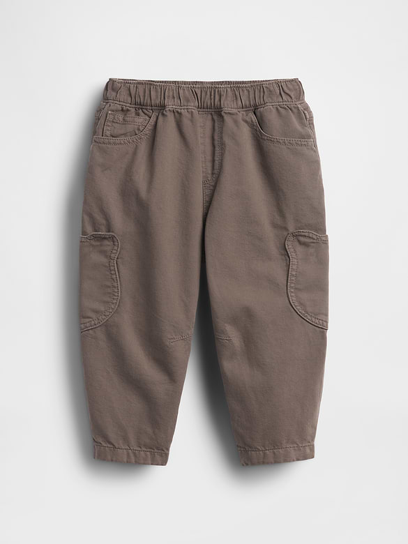 Baby & Toddler Pull-On Bear Pocket Barrel Jeans