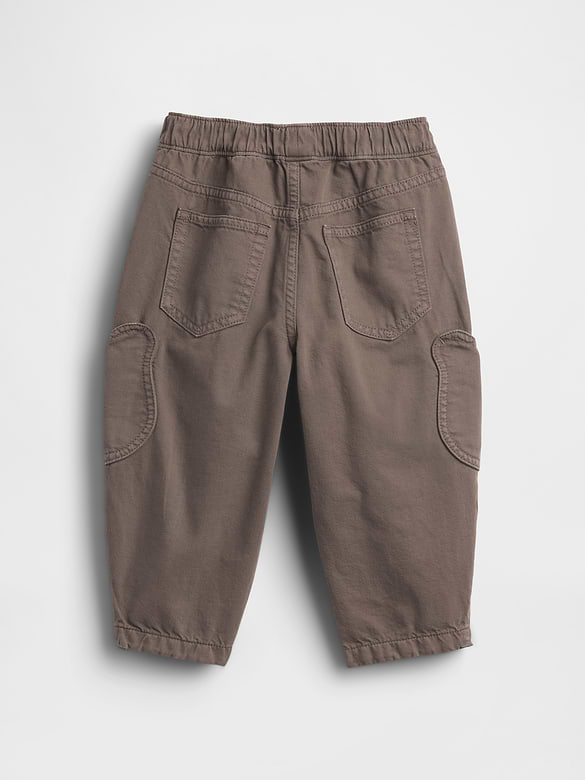 Baby & Toddler Pull-On Bear Pocket Barrel Jeans