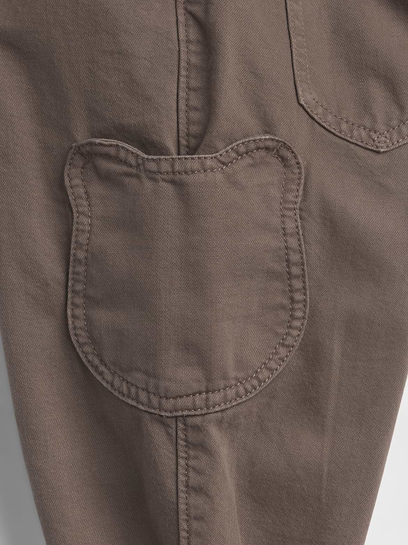 Baby & Toddler Pull-On Bear Pocket Barrel Jeans