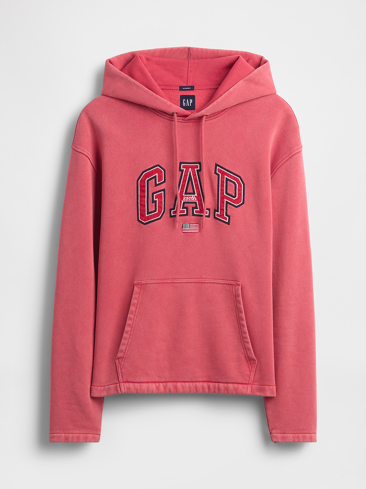 Image number 7 showing, VintageSoft Oversized Americana Logo Hoodie