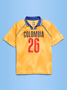 L'image numéro 1 présente T-shirt à col en jersey Coupe du monde de la FIFA 26™, Colombie pour enfant