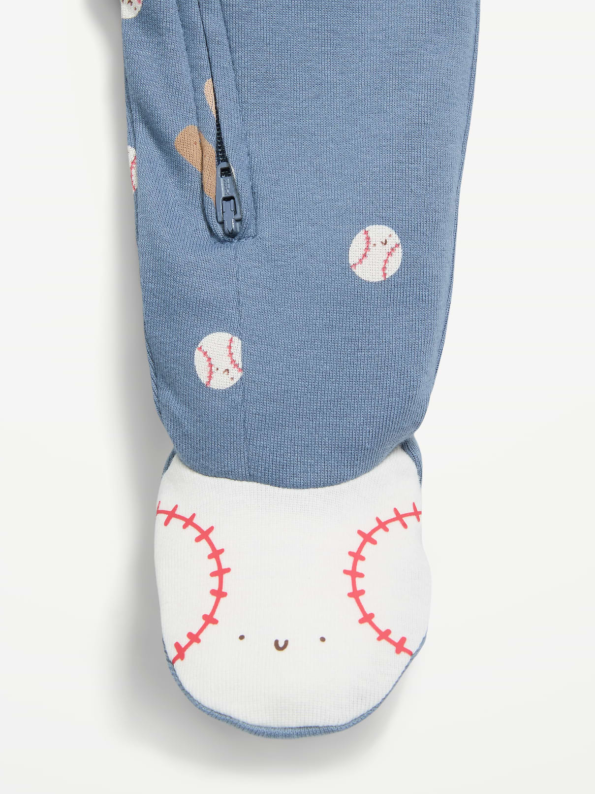 Image 2 of 2, 2-Way-Zip Sleep & Play Footed One-Piece for Baby