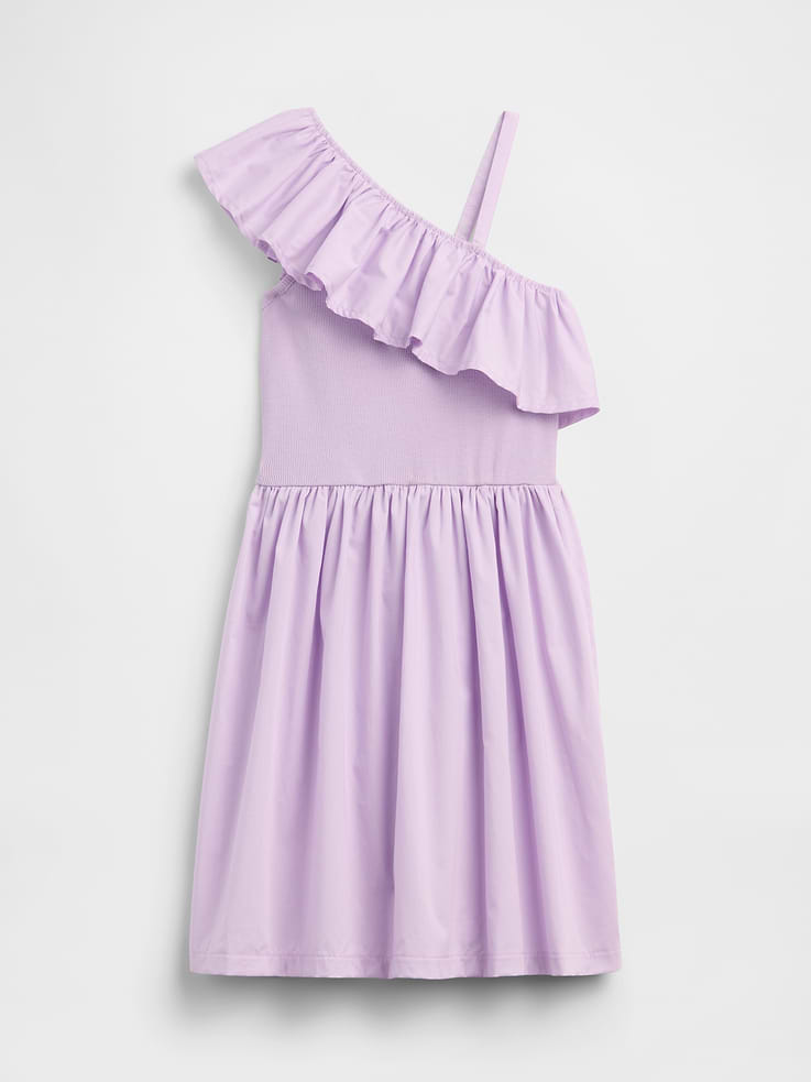 Image number 2 showing, Kids One-Shoulder Dress
