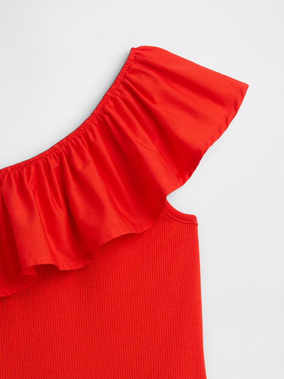 Kids One-Shoulder Dress