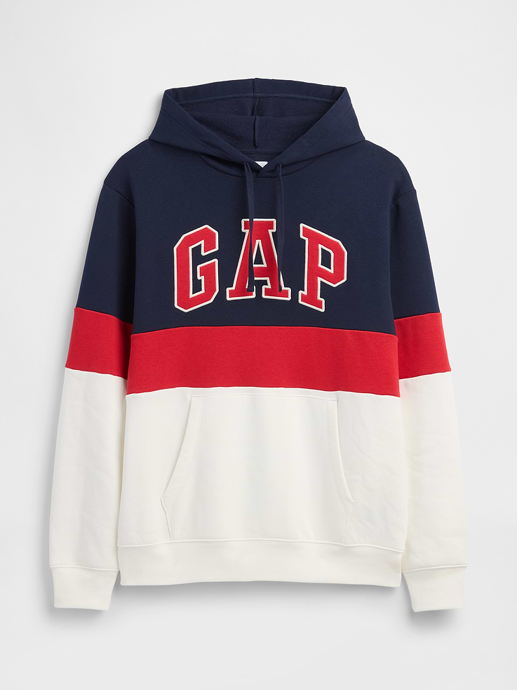 Image number 6 showing, Adult Relaxed Gap Logo Colorblock Hoodie