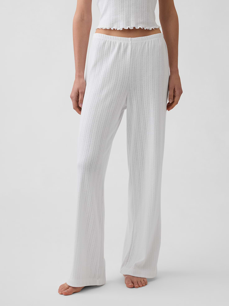 Image number 2 showing, Pointelle PJ Pants