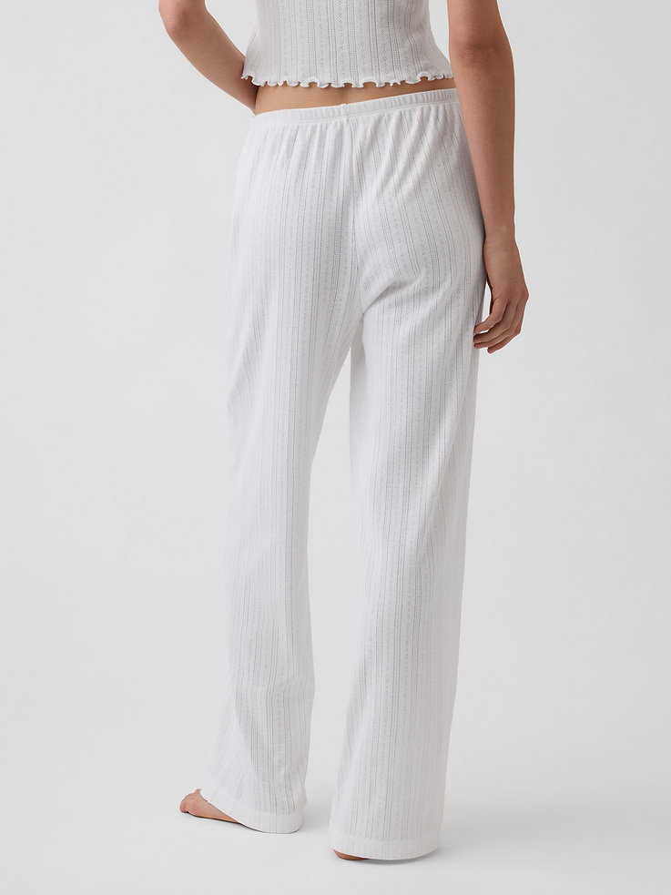 Image number 4 showing, Pointelle PJ Pants