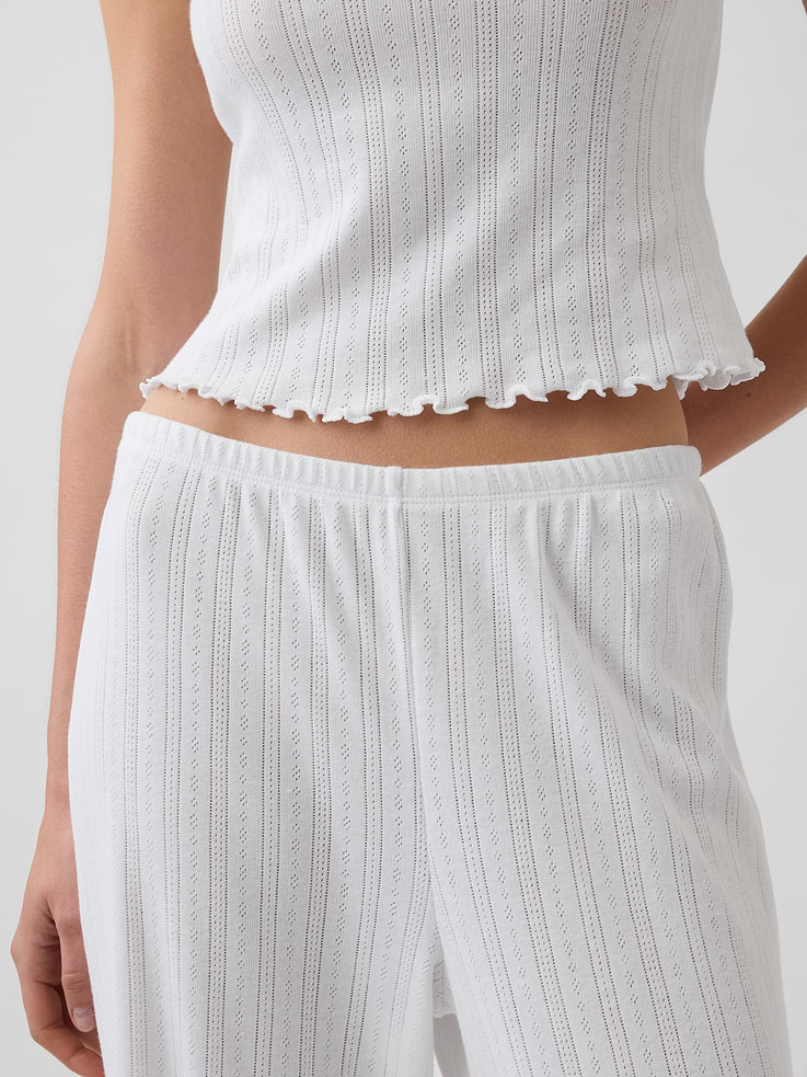 Image number 5 showing, Pointelle PJ Pants