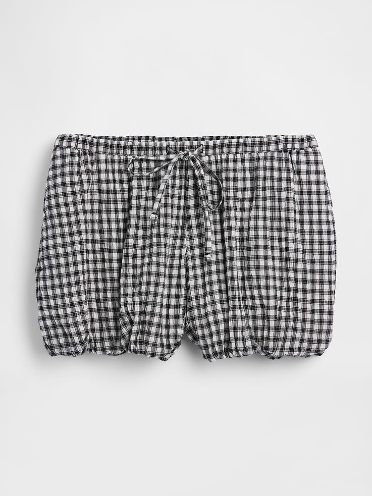 Image number 5 showing, Gingham Easy Bubble Shorts