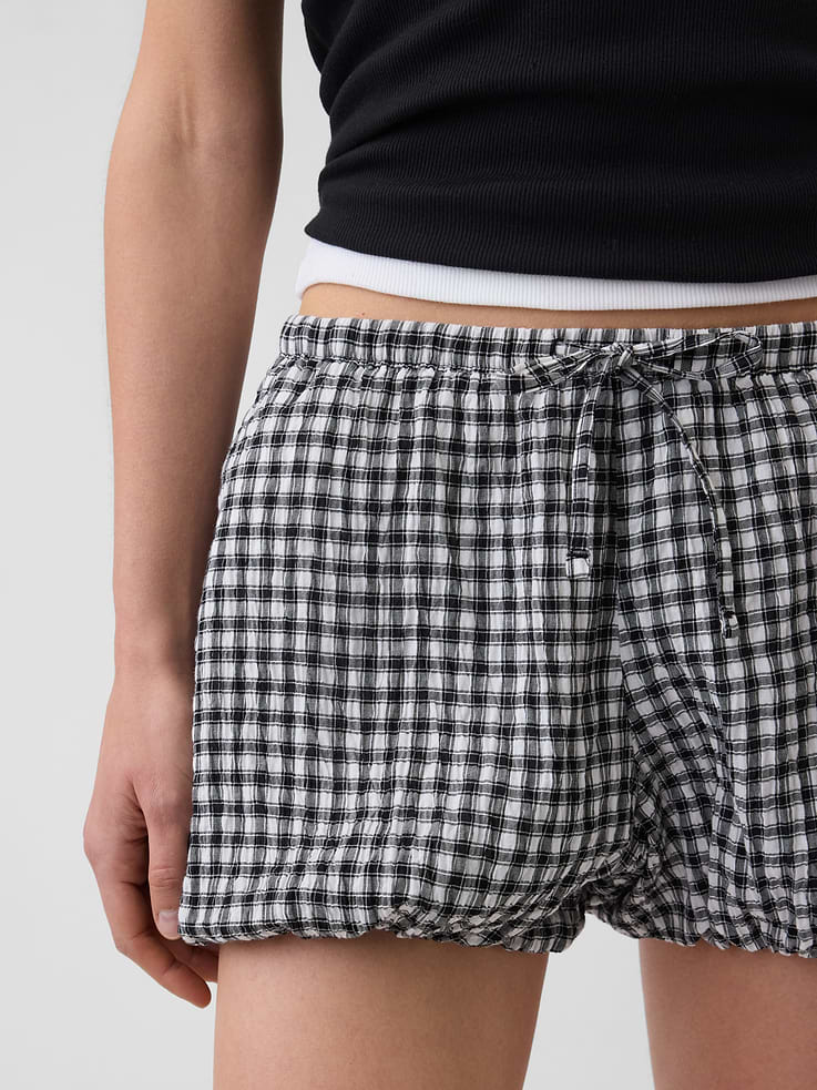 Image number 6 showing, Gingham Easy Bubble Shorts