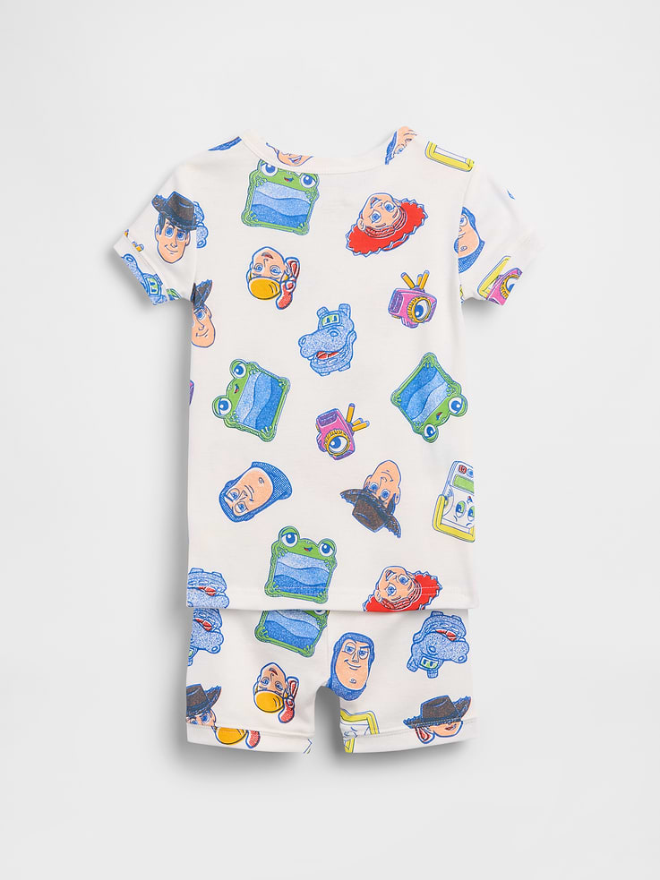 Image number 2 showing, Gap × Disney Baby & Toddler Organic Brushed Cotton PJ Short Set