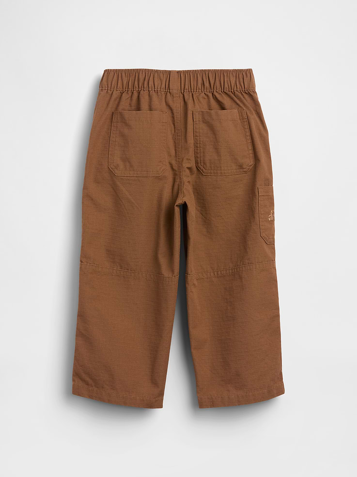 Image number 3 showing, Toddler Pull-On Baggy Double-Knee Carpenter Pants