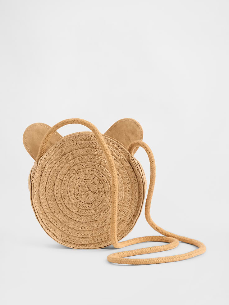 Image number 2 showing, Toddler Brannan Bear Straw Bag