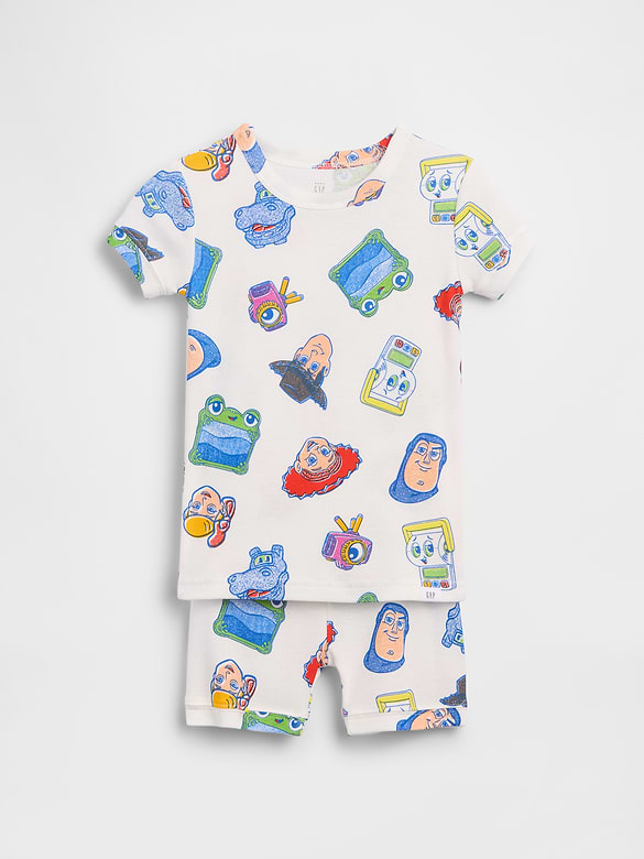 Gap × Disney Baby & Toddler Organic Brushed Cotton PJ Short Set