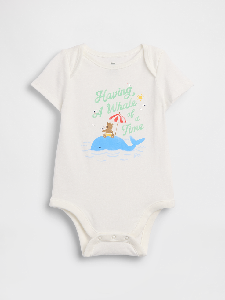 Image number 1 showing, Baby First Favorites Organic Cotton Graphic Bodysuit