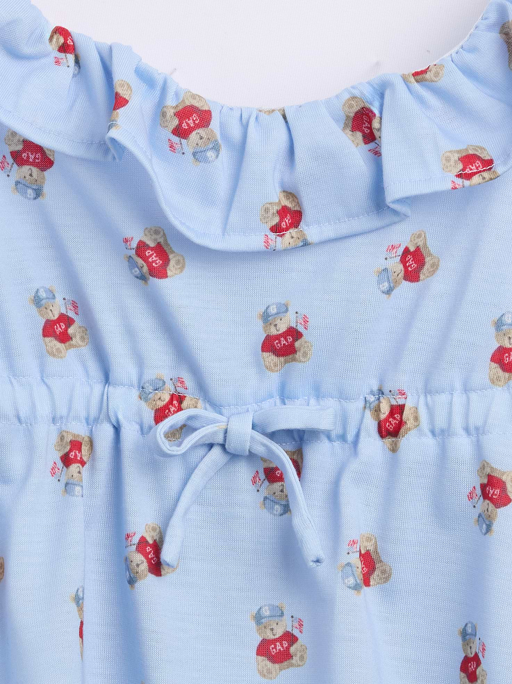 Image number 4 showing, Kids Recycled PJ Ruffle Cami Short Set
