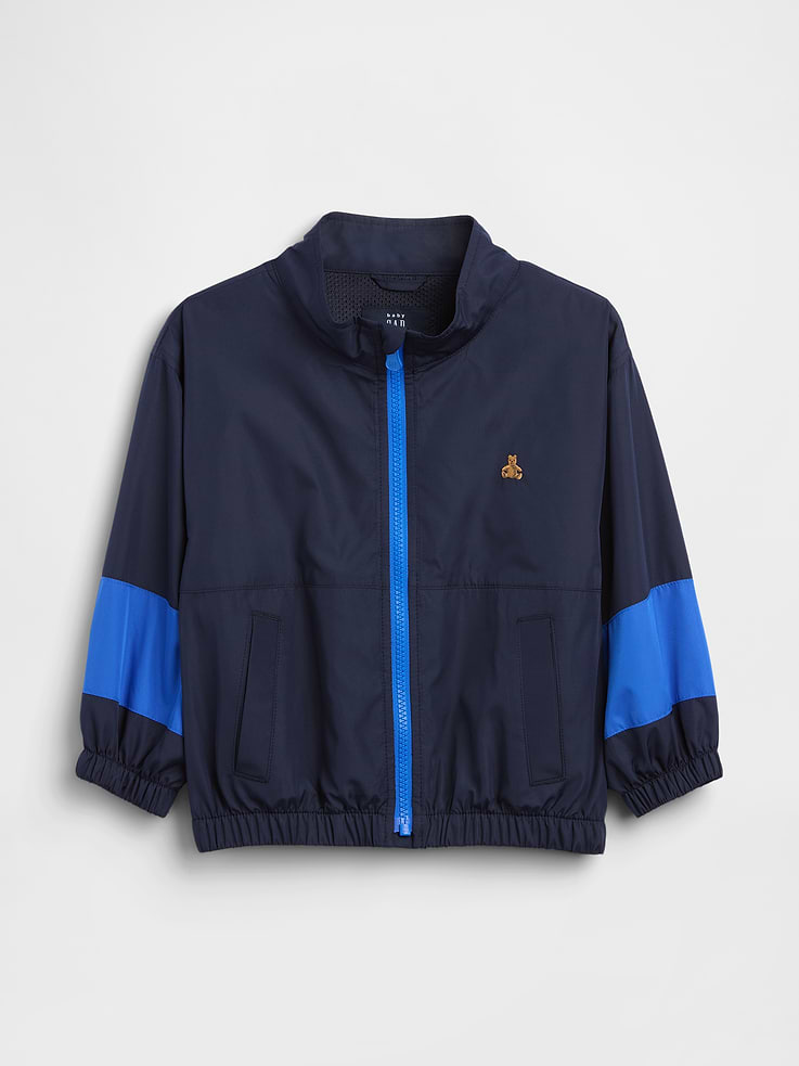 Image number 1 showing, Baby & Toddler Recycled Colorblock Windbreaker Jacket
