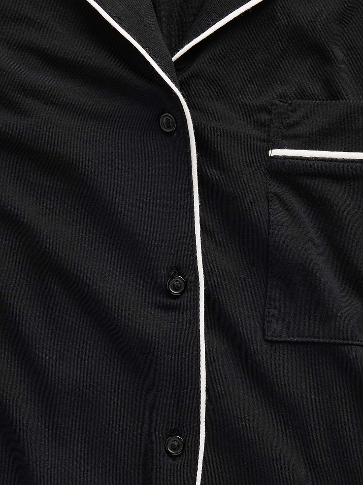 Image number 4 showing, SoftMade Modal Crop PJ Top